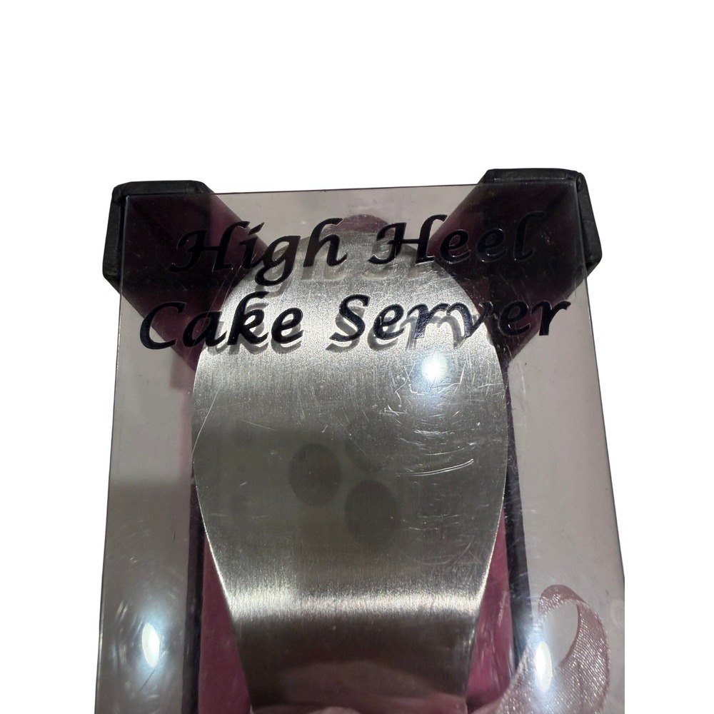 Serve in Style High Heel Cake Server Stainless Steel Stiletto Shoe Slicer New - Picture 5 of 6